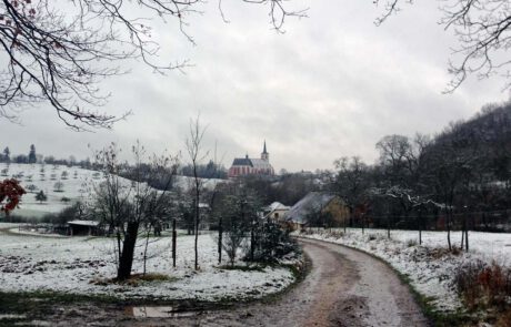 Auf dem Weg zum Kloster in Klausen