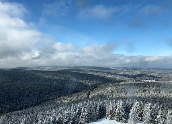 Fernblick nach Oberhof