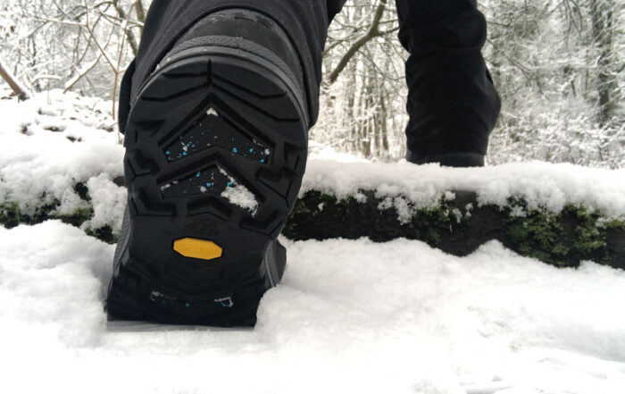 Blick auf die Vibram-Sohle des RENEGADE EVO ICE