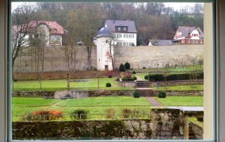 Blick aus dem Kosterzimmer